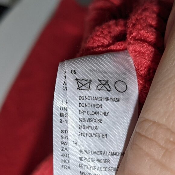 Amuse Society | Keri Long Sleeve Sweater in Red - Picture 6 of 6